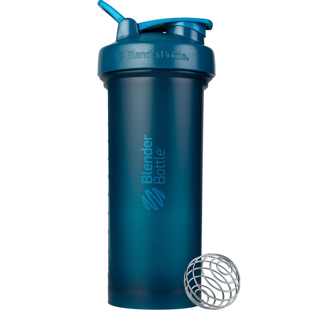 BlenderBottle Classic V2 Plastic Shaker Bottle 45 oz Ocean Blue