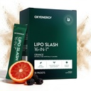 OxyEnergy LIPO Slash 16-in-1 Natural Weight Loss Supplement, 30 Packets