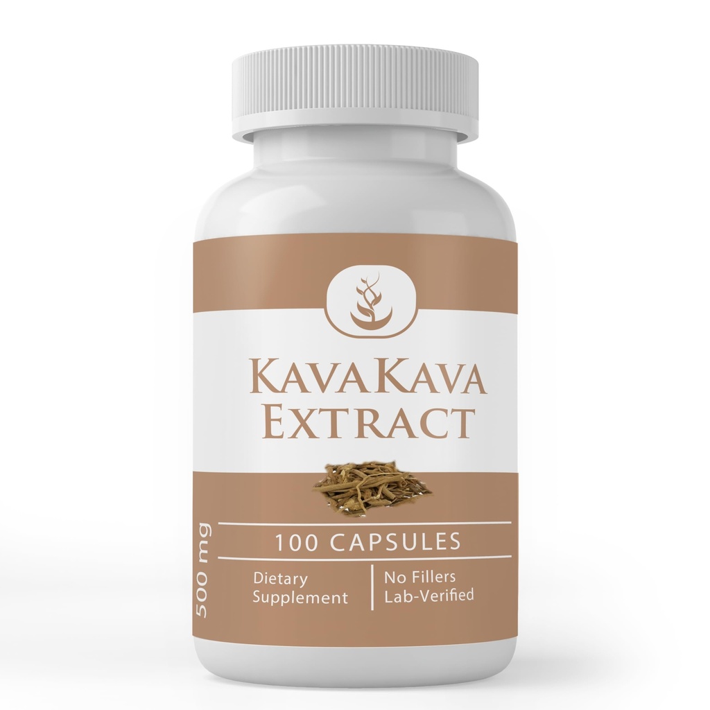 PURE ORIGINAL INGREDIENTS Kava Ekstraksiyonu, (100 Capsules), No Katkılar Or Fillers, Lab