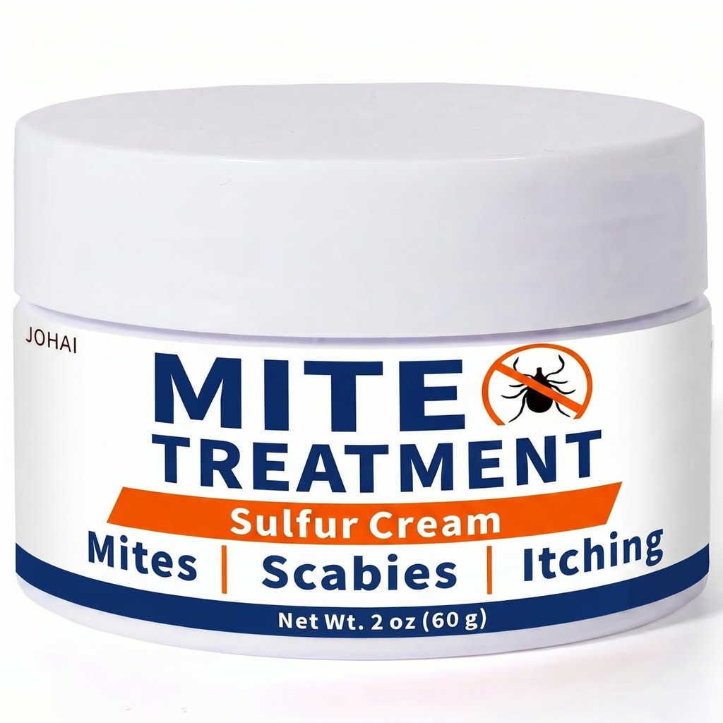 Mite Cream, Itch Relief Fast & Lasting, Pleasant Scent, All Skin Types, 2oz