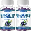 Magnezyum Glycinate Gummies 1000 mg with Magnezyum L-Threonate,Chelated Magnezyum Pyum Kompleksi VitD, B6, CoQ10, Macau, Supports for Memory, Calm, Mood - 180 Gummies Blueberry