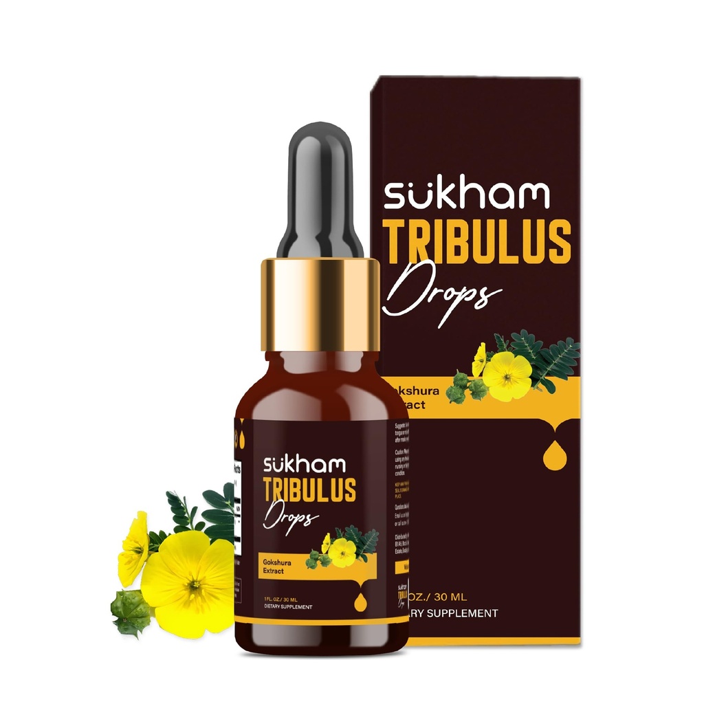 Tribulus Terrestris Liquid Drops TTT-120ulus Trib Ekstraksiyon | 3. Parti Lab Test Edildi | Kurtarma ve Performans için 1 FL.OZ (40 Hizmetler) Saponins & Flavonoids ile, Alkol-Free Liquid Temp
