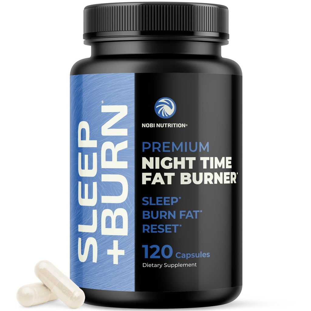 Gece Saati Fat Burner, Uyurken Kırılır | Belly Fat Burner, Carb Blocker ve Kilo Kayıp Destek Supplements | Lose Kilo, Support Metabolism ve Fall Asleep | 120 Nighttime Diyet Pills
