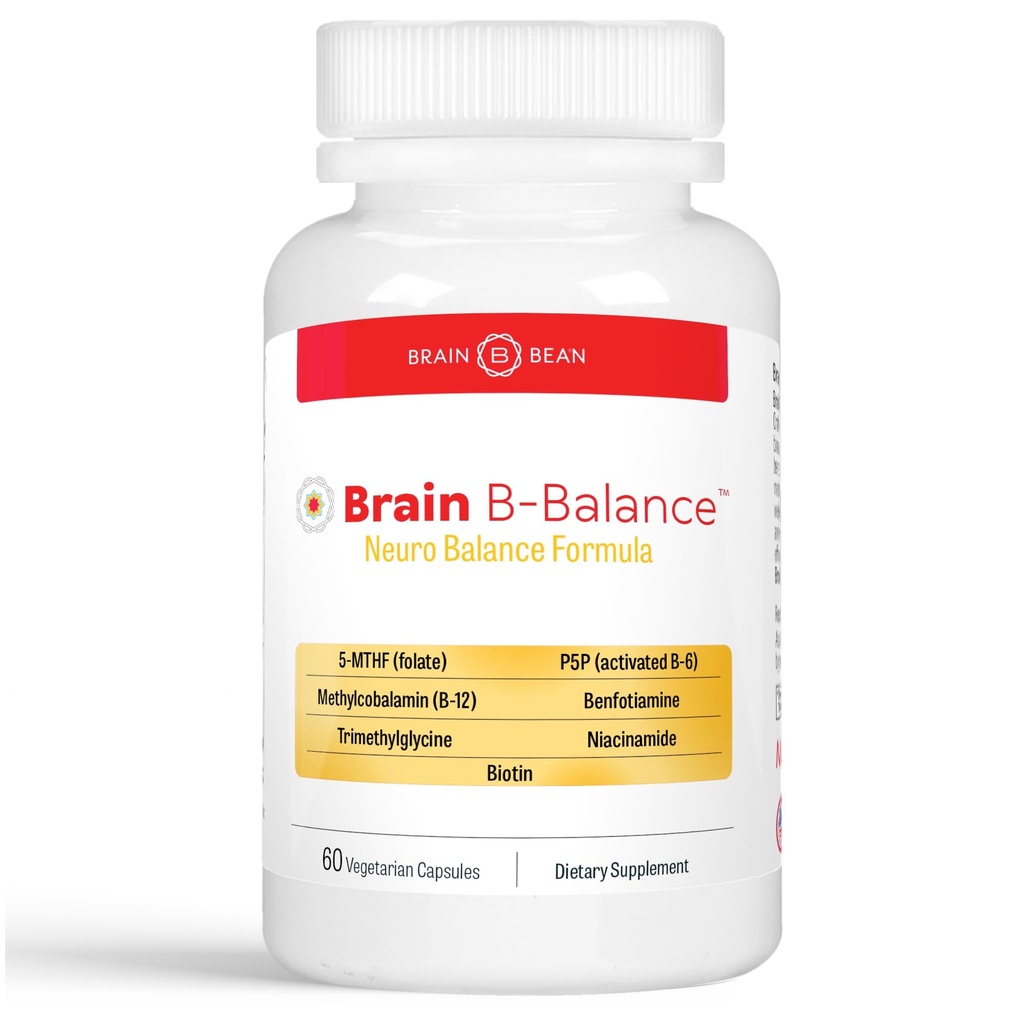 Beyin B Dengesi: Çokvitamin - Medeniyetli B Kompleks Nörobalance Formula - Medeniyet Desteği Mood. Zihin. Memory - 60 Vegan Capsules