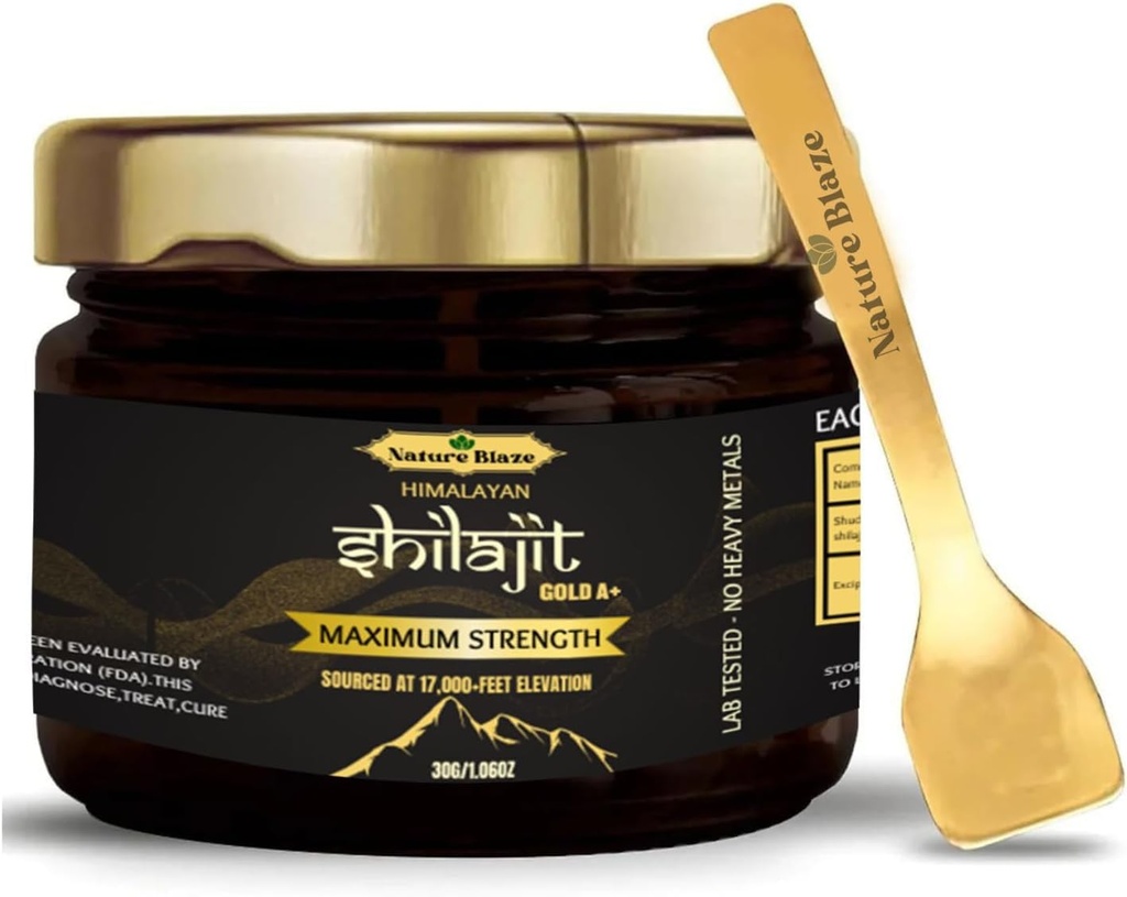 Pure Natural Himalaya Shilajit Wear for Men & Women for Energy Boost & Immune Support (30Gm/1.0 Ounce)