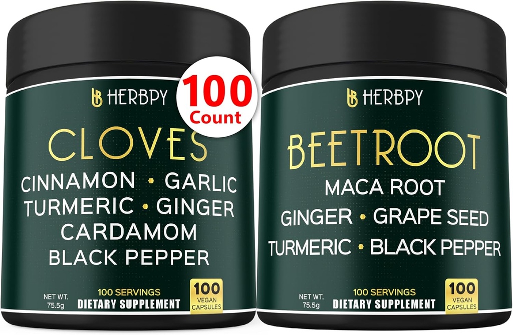 Log 7in1 Cloves Supplement & 6in1 Beet Root Capsules