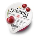 Gelatein Plus Cherry: 20 gram protein. Açık sıvı diyetler için ideal, zorlukları yutmak, diiyaliz ve onkoloji. Büyük pre veya post-workout Snack. (12 paket)
