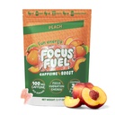 FocusFuel Enerji Chews – Peach Flavor (15 hizmet) – 100 mg Caffeine + Alpha GPC+ L-Theanine + B12, Magnezyum – Smooth Focus & Energy – No Crash or Jitters