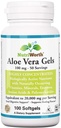 Aloe Vera Supplement (100 Softgels) 20.000 mg Pure Gel Eşdeğerlik - Organik Aloe Vera ile Yap