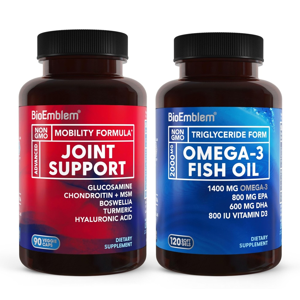 BioEmblem Omega-3 Fish Oil 2000mg ve Ortak Destek