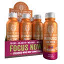 BeyinJuice Active Focus & Energy Drink Shots, Supports Endurance, Recovery & Clarity, Non-GMO, Gluten Free, Nootropics, Alpha GPC, B Vitamins & Organic Green Tea, Pomegranate Acai, 2.5 fl oz, 12 Pack