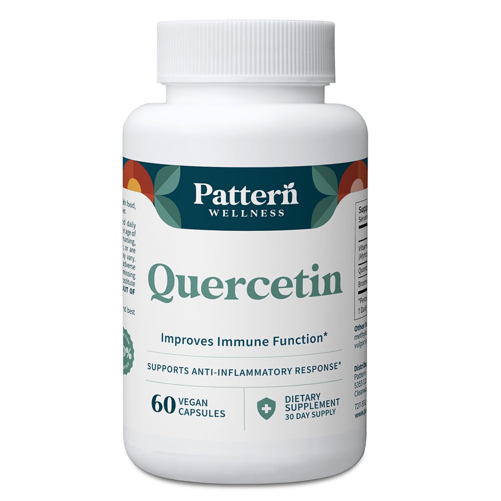 Desen Wellness Quercetin Supplement with Bromelain - Immune Function & Cellular Health Support - Antioksi & Whole Body Wellness - 60 Vegan Capsules