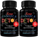 Araştırma Laboratuvarları 2 Pack Doktor Premium Liver Detox Cleanse & Support w/Milk Butle, Beet Root, Dandelion. 23 Güçlü Detoxification için Güçlü Herbs