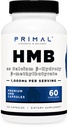Primal HMB (1000 mg, 120 Capsules) | Sporcu Formula, Gluten-Free, Non-GMO, 60 Hizmet