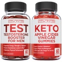 Atlantis Beslenme testosteron ATM 60 Gummies + Keto Apple Cider Vinegar 60 Gummies