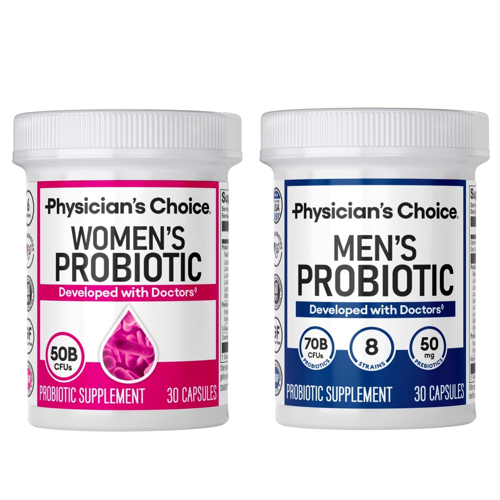 His & Hers Probiyotik Sche - Erkekler Probiyotik (30ct) + Kadınlar Probiyotik(30ct)