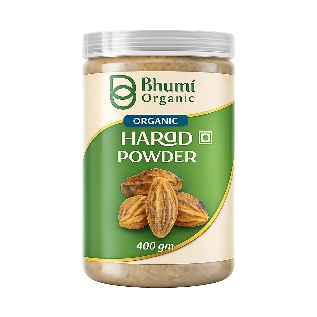 Bhumi Organic Harad Powder, 400 GM