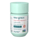 Gerçek Grace One Daily Women's Multivitamin Fermented Minerals, Organik Adaptogens & Mushrooms Whole Body Balance, Immune, Energy, Beauty Support - Non-GMO, Gluten Free, Soy Free - 30 Vegan Tabletler