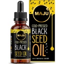 Maju Superfoods Black Seed Oil - 3 Times TQ, Cold-Pressed, Travel Boyut, %100 Türk Siyah Cumin Tohum Yağı, Sıvı Pure Blackseed, Glass Şişe, 2 Oz Oz