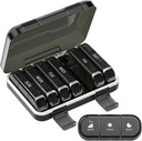 Haftalık Pill Organizer 3 Times bir gün, 7 Gün Portreatif Pill Box for Pills, Vitaminler, Fish Oil, Drug, Supplements (3x7 Black)