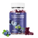 Glucosamine Chondroitin Gummies - 3000MG Ekstra Güçlü Ortak Destek Supplement with MSM & Elderberry, Flexability, Antioksi Immune Support Gummy for Yetişkinler, Men & Women 90 Blueberry Gummies