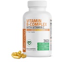 Bronson Vitamin B Kompleks Vitamin C - Immune Health, Energy Support & Nervous System Support - Non-GMO, 360 Vegetarian Capsules