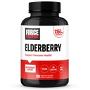 FORCE FACTOR Elderberry Capsules, Immunity Supplement ve Antioksis Supplement for Men and Women, Daily Immunity Boost, Vegan, No Gelatin, Non-GMO, 100 Sebze Capsules