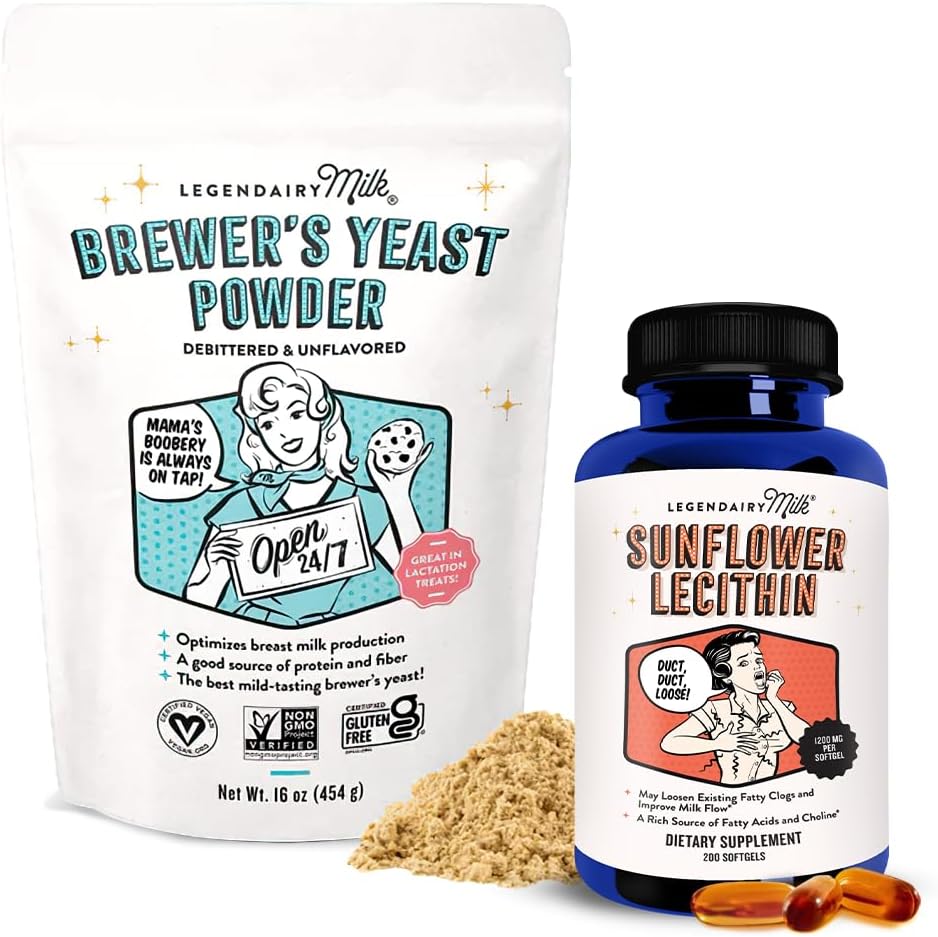 Legendairy Milk Sunflower Lecithin + Brewer's Yeast Toz - Pişman Sütünü Artmak ve Destekli Süt Kanalları