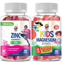SUNNY Çinko Çocuklar ve Yetişkinler için Yetişkinler ve Magnezyum Gummies - 100 mg - Calm Magnezyum Chews