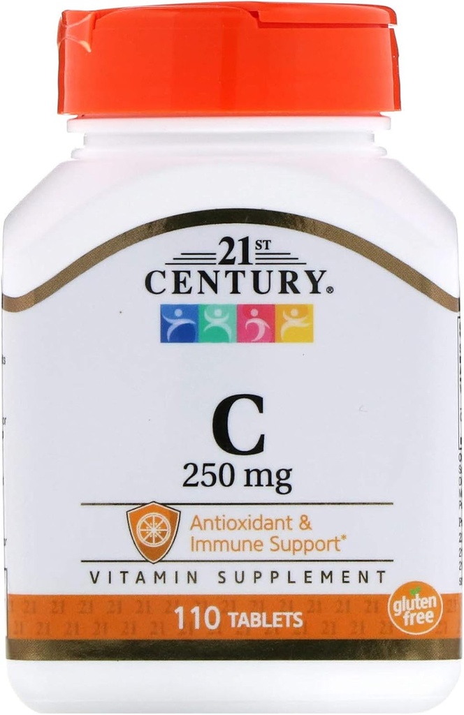 21. Yüzyıl C 250 mg Tabletleri, 110-Count (Pack of 2)