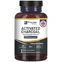 Aktif Charcoal Capsules - İngiltere'de Prowise Health tarafından yaptığım hizmet için 200 High Strength Vegan Capsules- 2000mg