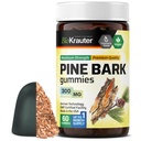 BIO KRAUTER Pine Bark Ekstraksiyon Gummies - 300 mg Güçlü - 60 Vegan Chews - Fransız Deniz Standardı Bark Ekstraksiyon - Antioksi Supplement -% 95 Proanthocyandins - Pectin-Based Formula