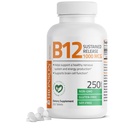 Bronson Vitamin B12 1000 mcg Sustained Release Premium Non GMO Tabletleri Destekler Nervous System, Sağlıklı Beyin Fonksiyonları ve Enerji Üretimi, 250 Sayı