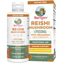 MaryRuth Organics Reishi Vegan Mushroom Supplement | Ultra Abpole Liposomal | Immune Support with 200 mg Beta-Glucans, Vegan | Full Spectrum Reishi Mushrooms Fruiting Body | 7.6 oz,
