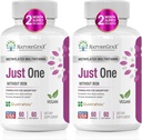 Sadece Bir Günlük Metil B12, Quatrefolic Mefolluğu, Demirsiz Erkekler ve Kadınlar için Saf MTHFR Tamam, 2 Şişe (60 Vegan Capsules)