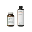 AlgaeCal Sche - All Naturaluba Supplement VIT D3 & K2, Magnezyum, Boron ve Trace Minerals & Triple Power Omega-3 Fish Oil Natural Liquid Emulsion with EPA DHA Curcumin, Astaxanthinhinhin