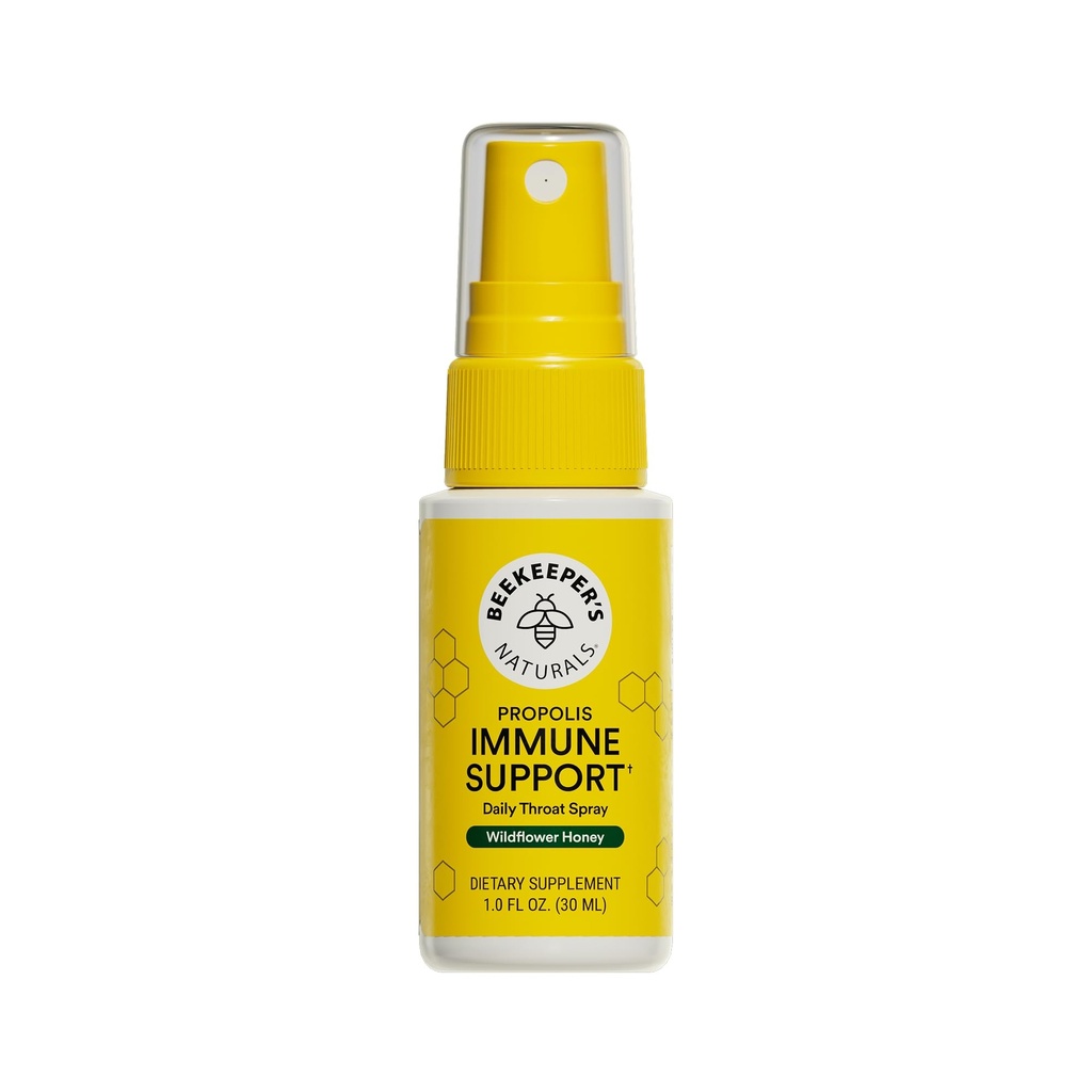 Propolis Throat Spray by Beekeeper's Naturals -% 95 Arı Propolisi, Natural Immune Support & Sore Throat Relief - Antioksis, Keto, Paleo, Gluten-Free (1.0 oz)(170 of 1)