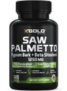X Gold Health Saw Palmetto Erkekler için Prostate Supplement | Pygeum Bark | Beta Sitosterol Supplement | Potent 3X Formula | Urinary Function Prostate | USA Blocker Hair Growth / 4 Moon Supply Made in USA
