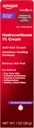 Temel Bakım En Güçlü Anti-Itch Cream, Hydrocortisone 1 Yüzde Yoğun Formula, Itch Relief For Bug Bites, Eczema, Psoriasis, Zehir Ivy, Oak ve Sumac, 1 ounce