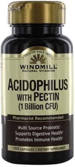 Pectin Capsules ile Windmill Acidofilius, 100.0 Kont