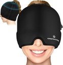Gel Buz Migraine Headache Relief Cap, Ayarlanabilir Fits All Heads, Cold Capsule Migraine Relief Cap for Gery Eyes, Hot/Cold Therapy
