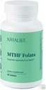 NATALIST MTHF Folate 1000 mcg (L-5-MTHF) Kadınlar için sağlıklı Ferttitude & Hamilelik - Reproductive Health & Fetal Development - Vegan, Gluten-Free - 60 Tabletler