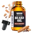 Leven Rose Spiced Sandalwood Beard Oil & Leave In Durumer by Ranger Grooming Co, 100% Pure Natural Organic for Groomed Beards, Mustaches, and Moisturized Skin 1 ozzz