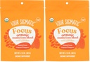 Four Sigmatic Focus Mix 7 Superfoods Adaptogen Mix with Lion's Mane, Cordyceps, Rhodiola, Bacopa & Mucuna | Verimlilik & Creative Support | Decaf & Dissolves Easy | 30 Hizmetler (Brook
