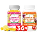 Lunakai Collagen ve Vitamin E Gummies Sche - Erkekler ve Kadınlar için Hiçbir Zaman Anti Aging Supplements - Vitamin C & 250 mg Natural VIT E