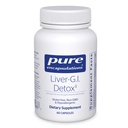 Pure Encapsulations Liver-G.I. Detox - Liver Cleanser & GI Detox* - Alfa Lipoic Acid & Curcumin Ekstraksiyonu - Gluten Free & Non-GMO - 60 Capsules