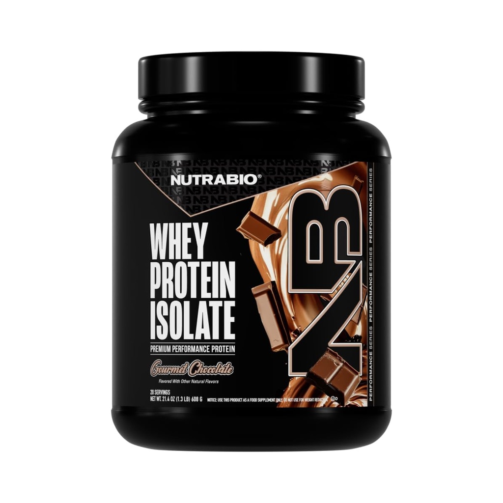 NutraBio 100% Whey proteini, Protein Tozu, Tamamlanan 25g Protein, Non-GMO, Soy & Gluten Free, Low Carb, Low Calorie Whey Protein Toz, Gourmet Chocolate, 2 Lhey Protein