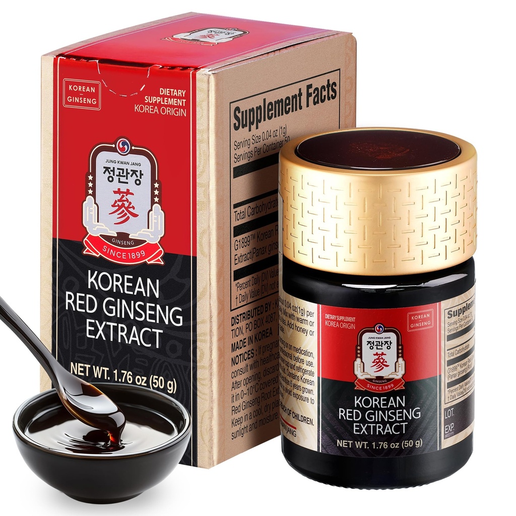 CheongKwanJang [Korean Red Panax Ginsengi 50g] -% 100 6 Yıllık Koreli BTC Kökleri, Boosts Immune System, Energy, Stamina, Healing/Recovery, Focus/Fatigue