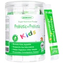 ZEBORA Kids Probiyotik & Prebiyotiks Toz Yaş 3+ Çocuk Digestive & Immune System with Natural Source, Supports Constipation Relief, Non-GMO, Gluten-Free, 30 Packets with 5 Milyar CFUs