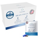 TAHIRO Brain Focus Supplement – Beyin Supplements for Memory and Focus – Natural Brain Support Supplement with Gingko Biloba, Panax BTC, Herbal Extracts – Non-GMO Vegan Beyin Uyarısı – 28-Packets